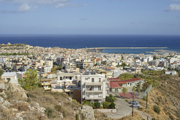 Fototapeta na wymiar View of Rethymno, Crete