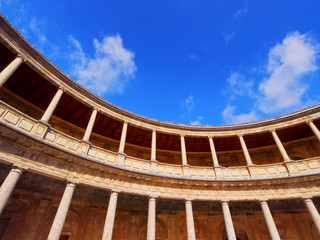 The Palace of Charles V in Granada