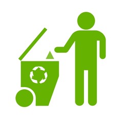 Jeter à la poubelle de recyclage