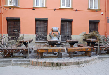 beer pub on the street