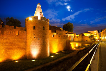 Barbican walls