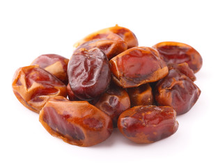 Dried figs isolated.