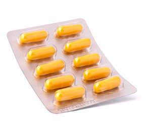 Medicament caplet blister