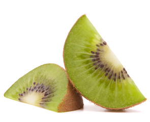 Sliced kiwi fruit segment