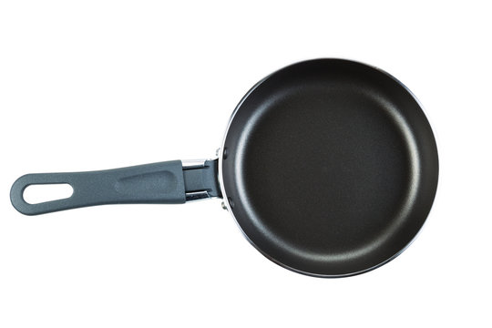 New Frying Pan on White Background