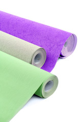 Wallpapers isolated on white