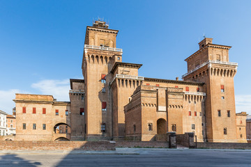 old Estense Castle in Ferrara, Italy - 57596299