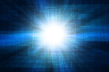 abstract dark blue tech concept background.