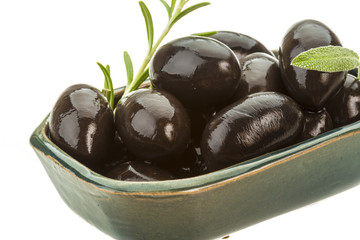 Black gigant olives