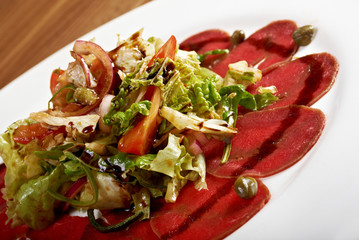 Beef carpaccio