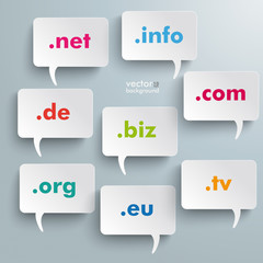 Domain Speech Bubbles