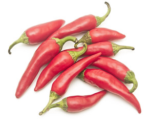 chili pepper isolated on a white background