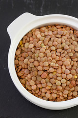 buckwheat in white bowl