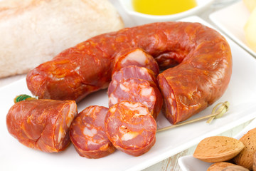 chorizo on dish