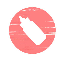 grunge baby bottle design