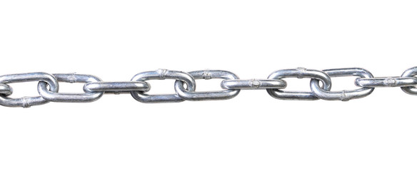 Obraz premium Close up of links a chain.