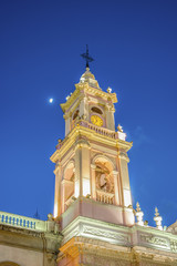 Fototapeta na wymiar Cathedral Basilica in Salta, Argentina