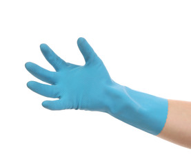 Latex glove for cleaning