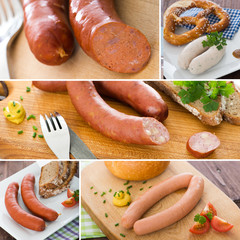 Würstchen - Collage