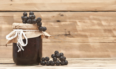 Black chokeberry jam
