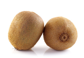 Kiwi fruit isolated on white background