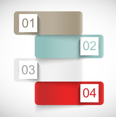 Fototapeta premium Set of abstract banners