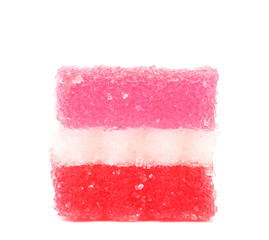 Fruit-paste candy close up