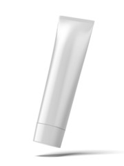 White cream tube