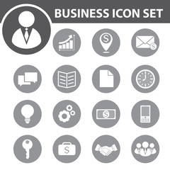 Business icon set