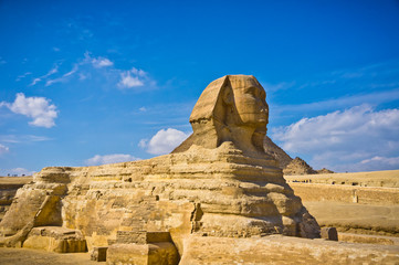 Fototapeta na wymiar Wielki Sfinks w Gizie, Egipt
