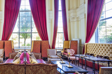 drawing room in villa