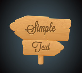 Wooden Arrow Board Icon2