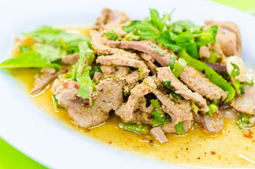 Liver salad