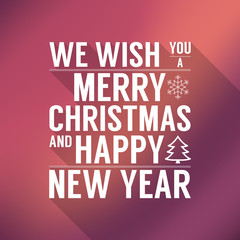 Fototapeta premium Merry Christmas greeting card design. Vector illustration