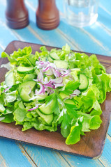 salad with cucumber