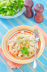 risotto with shrimps