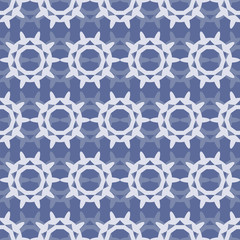 Blue seamless pattern