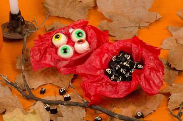 Naklejka premium Halloween candy