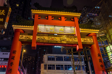 Gate of Temple Street - Hong Kong