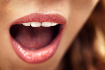 Fototapeta premium Open mouth