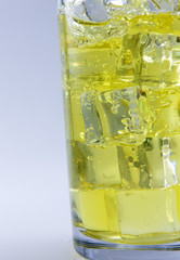 Close up of cold drink.