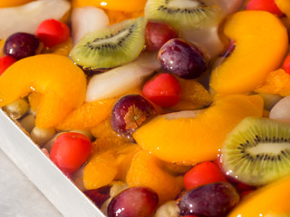 Sommergenuss - frischer Obstkuchen