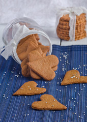 Homemade ginger biscuits