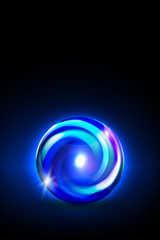 Abstract glowing ball for your design
