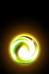 Abstract glowing ball for your design