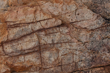 Surface of the brown stone