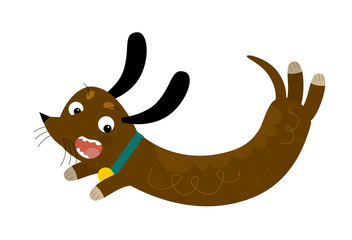 Cartoon dog - illustration for the children
