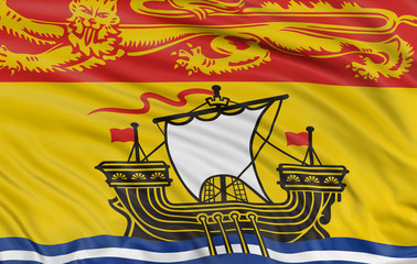 3D New Brunswick  Flag