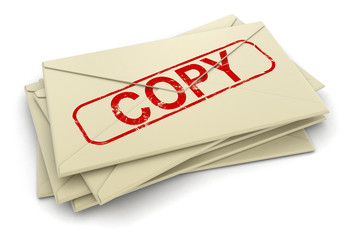 copy letters (clipping path included)