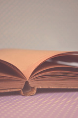 open old vintage book